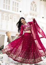 Rani Wedding Wear Georgette Lehenga Choli