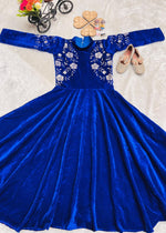 Launching New Collection Beautiful Kids Gown Full Sttiched