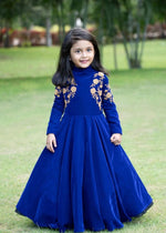 Launching New Collection Beautiful Kids Gown Full Sttiched