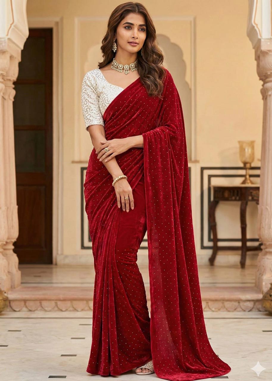 Presenting New Trending Sirozki Work Saree