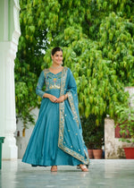 Premium Readymade Gown Dupatta Set