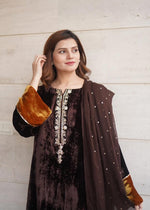 Velvet Winter Collection – 3 Piece Plazzo Set