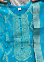 Elegant Banarasi Silk Suit Set with Zari Work – 3 Piece Set