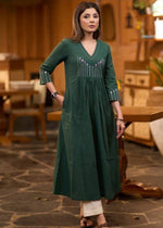 Harini Festive Cotton Kurta Pant Ensemble