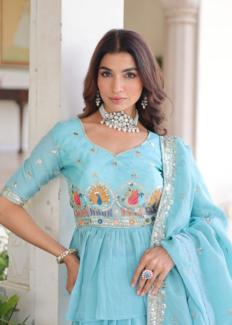 Royal Glam Sequins Embroidered Designer Lehenga Choli – Wedding & Party Special