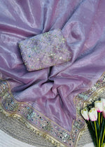 Embroidered Silk Saree