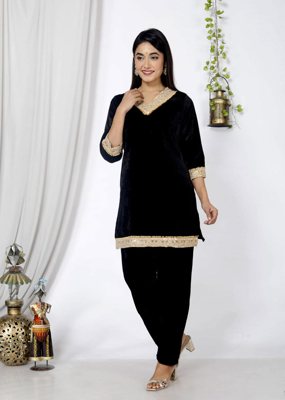 Premium Velvet Suit Set