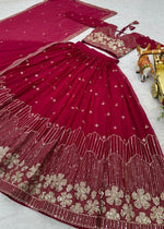 Rani Wedding Wear Georgette Lehenga Choli