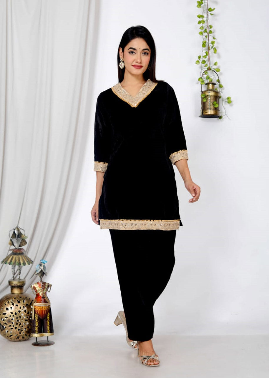 Premium Velvet Suit Set