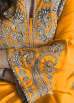 New Designer Pure Chinnon Top, Bottom & Dupatta Set with Embroidery