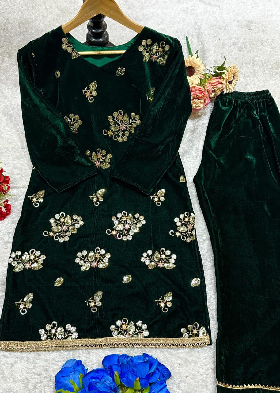 New Co-ord Set – Designer Party Wear Top & Bottom