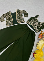 Designer Wedding & Party Wear Koti, Choli & Plazzo Set