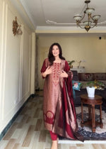 Royal Banarasi Branded Suit Set – Wedding & Party Wear Special