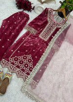 Launching New Party Wear Viscose Velvet Designer Look Set