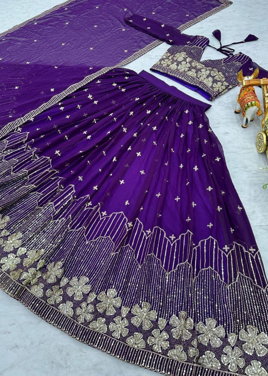 Rani Wedding Wear Georgette Lehenga Choli