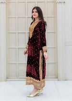 Party Wear Velvet Designer Set β Top, Bottom & Dupatta
