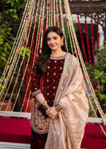 Designer Party Wear Top & Pant Plazzo & With Fancy Dupatta & Embroidery Work