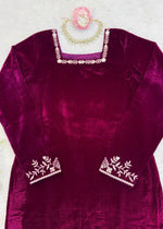 Designer Premium Velvet Sharara Set for Weddings & Parties