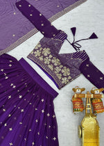 Rani Wedding Wear Georgette Lehenga Choli