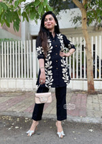 Designer Embroidered Cotton Co-Ord Set for Women