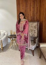 Launching New Party Wear Viscose Velvet Designer Look Set