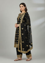 New Designer Party Wear Top, Palazzo & Dupatta Set with Heavy Embroidery