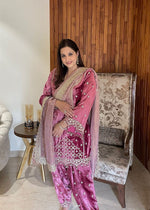 Launching New Party Wear Viscose Velvet Designer Look Set