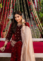 Designer Party Wear Top & Pant Plazzo & With Fancy Dupatta & Embroidery Work