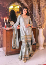 Trending Ready-to-Wear Fancy Kurti Sharara Set with Dupatta