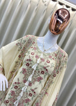 Designer Wear Kurta Plazzo Pair With Shruge In Sequence Embroidery Work