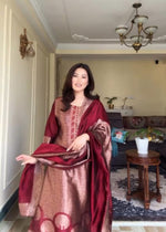 Royal Banarasi Branded Suit Set – Wedding & Party Wear Special