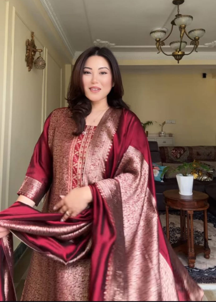 Royal Banarasi Branded Suit Set – Wedding & Party Wear Special