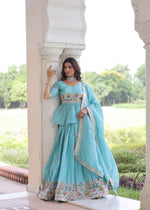 Royal Glam Sequins Embroidered Designer Lehenga Choli – Wedding & Party Special