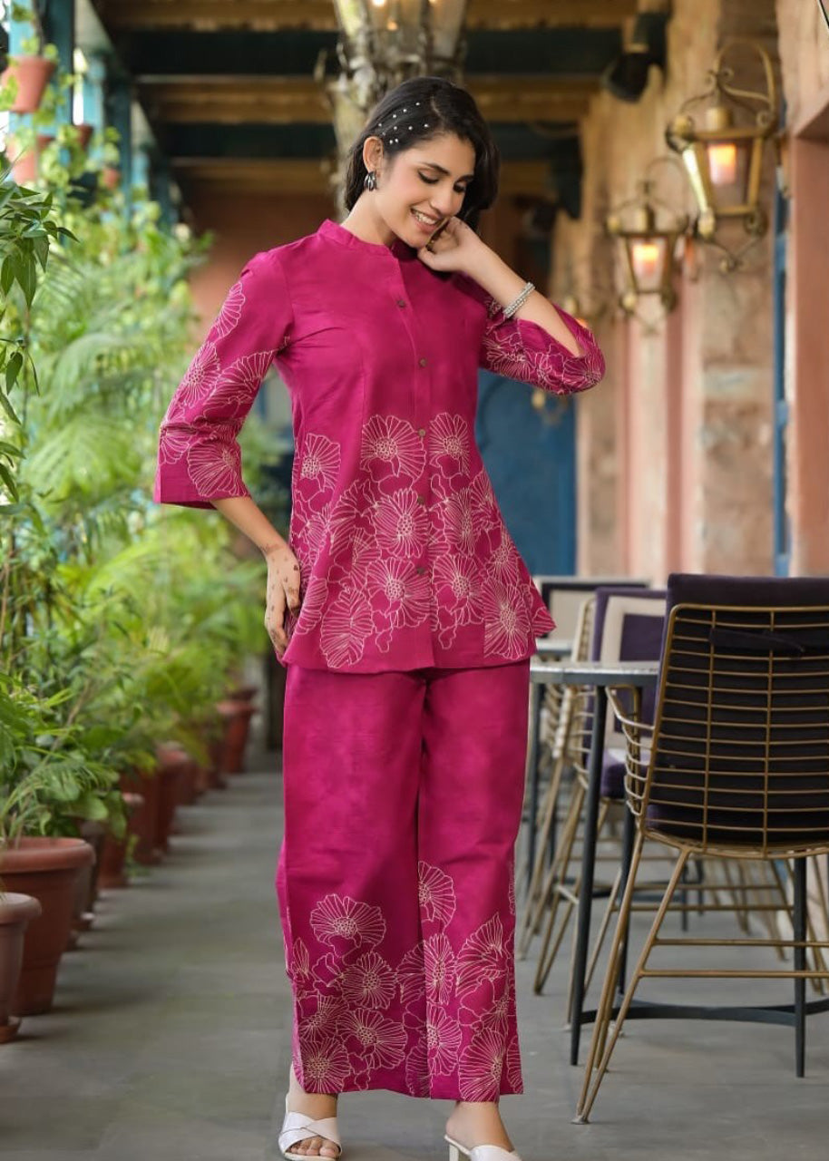 New Launch – Stylish Printed Cotton Co-ord Set