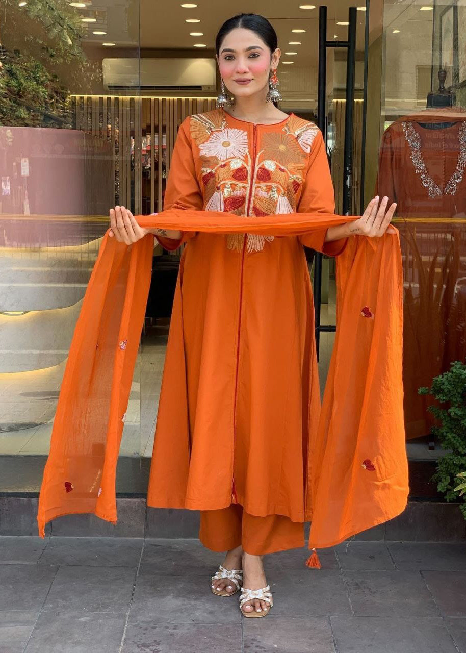 Sathimani Chanderi Silk Kurti Pant