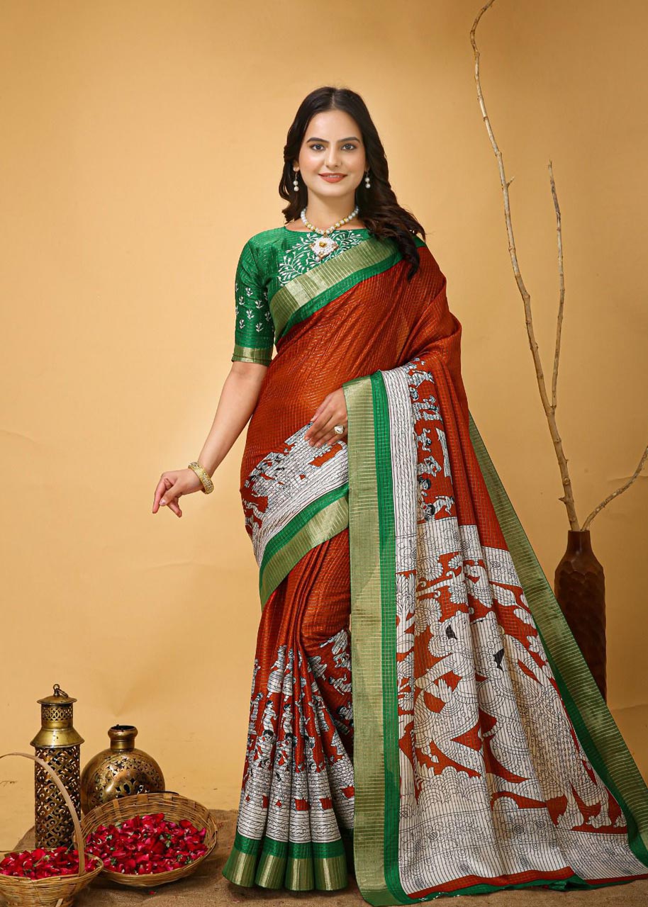 Soft Dola Silk Saree
