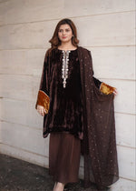 Velvet Winter Collection – 3 Piece Plazzo Set