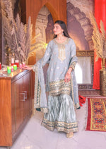 Trending Ready-to-Wear Fancy Kurti Sharara Set with Dupatta
