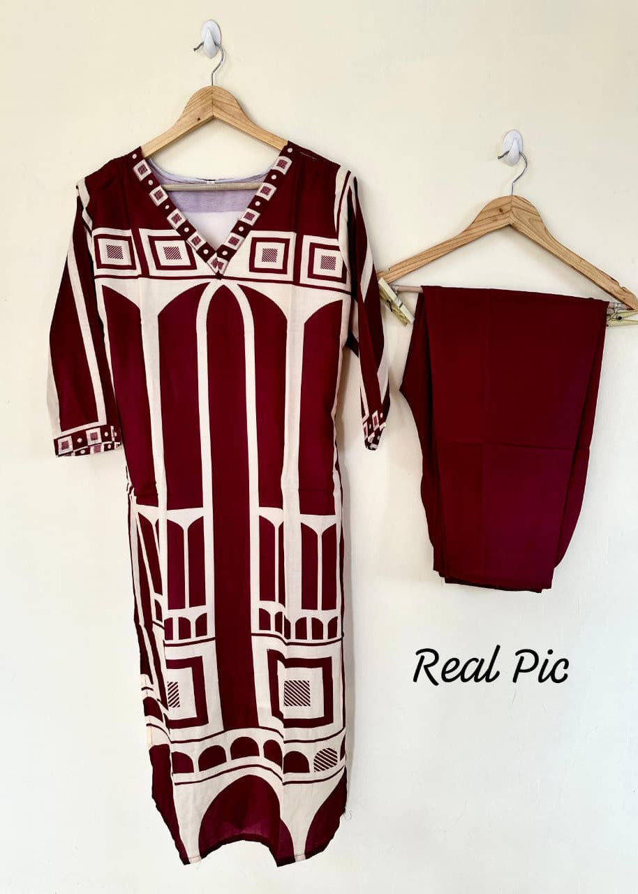 FANCY LOOK MUSLIN SILK PRINTED TOP BOTTOM SUPPLIER IN SURAT