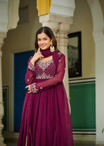 Premium Designer Readymade Gown Dupatta Collection