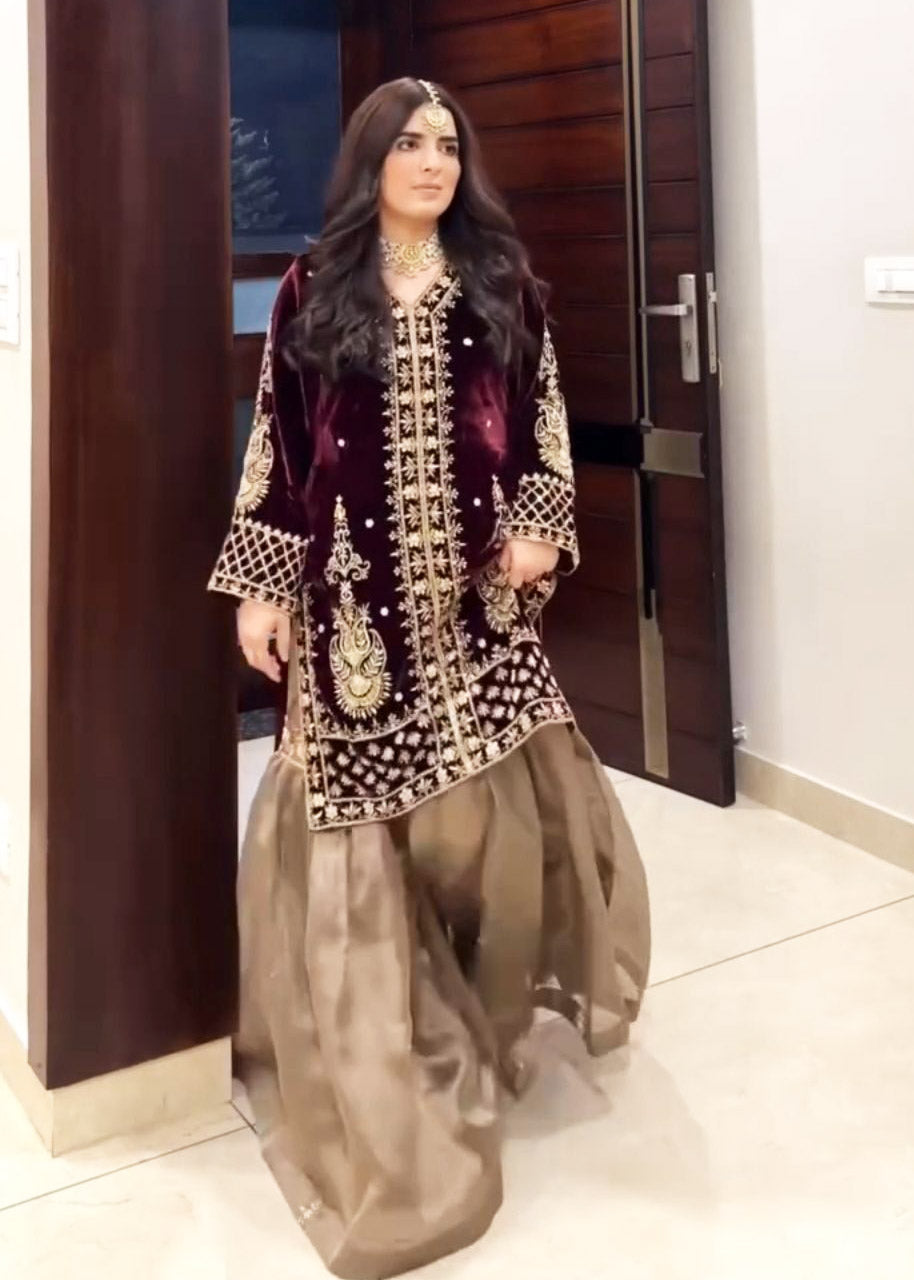 Bridal Special Party Wear Top & Plazzo