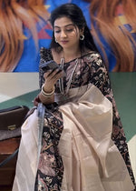 Gajraj Heavy handloom tussar silk saree