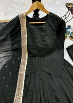 Launching New Designer Party Wear Gown with Embroidery Work