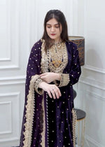 Party Wear Velvet Designer Set – Top, Bottom & Dupatta