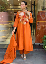 Sathimani Chanderi Silk Kurti Pant