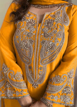 New Designer Pure Chinnon Top, Bottom & Dupatta Set with Embroidery