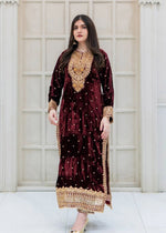 Party Wear Velvet Designer Set – Top, Bottom & Dupatta