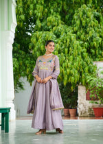 Premium Readymade Gown Dupatta Set