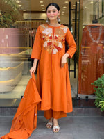 Sathimani Chanderi Silk Kurti Pant
