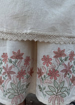 Pure Cotton Slub Embroidered Kurta Pant Set